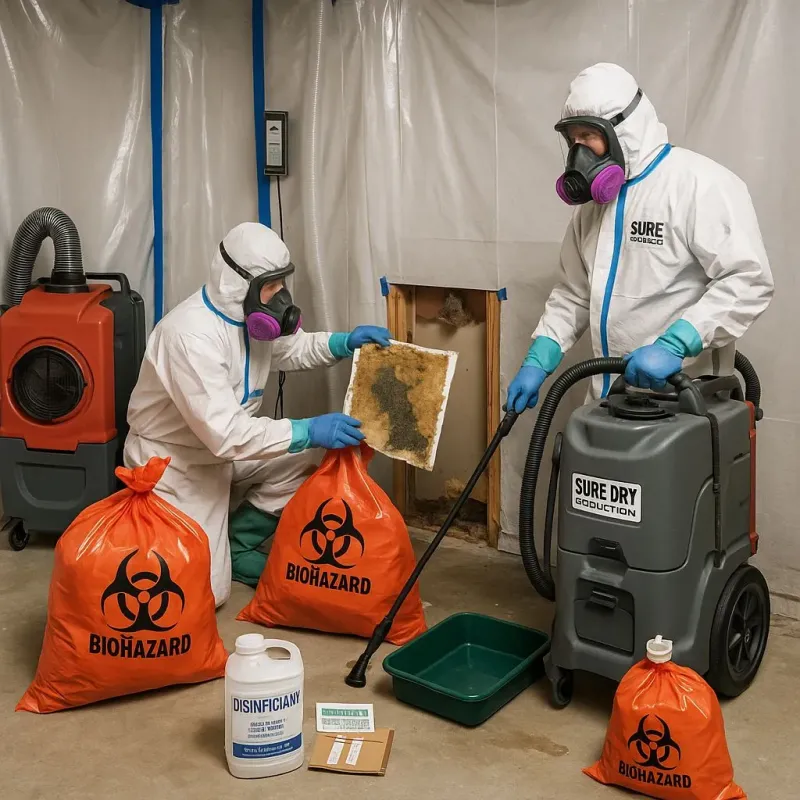 Contaminated Water Handling Protocols process in Winter Gardens, CA